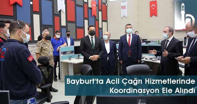 Bayburt'ta Acil Çağrı Hizmetlerinde Koordinasyon Ele Alındı