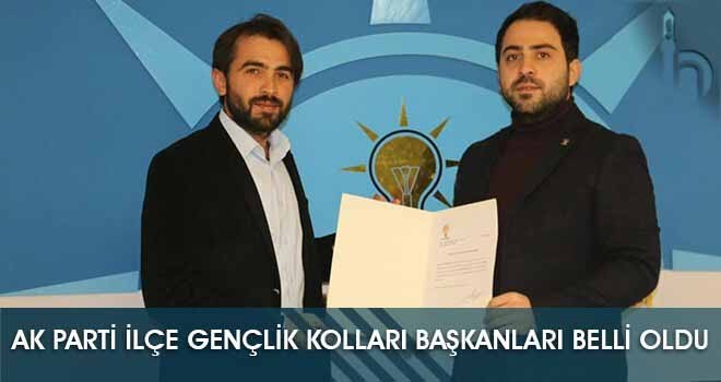 Ak Parti İlçe Gençlik Kolları Başkanları Belli Oldu