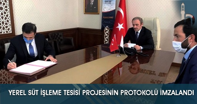 Demirözü Yerel Süt İşleme Tesisi Projesinin Protokolü İmzalandı