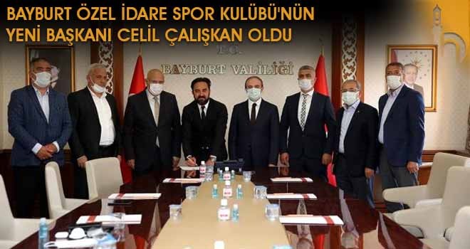 Bayburt Özel İdare Spor Kulübü'nün Yeni Başkanı Celil Çalışkan Oldu