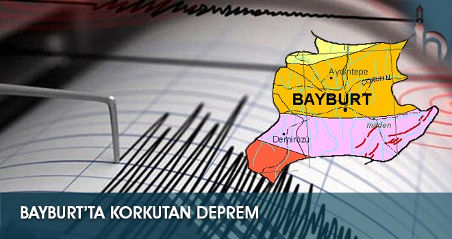 Bayburt’ta Korkutan Deprem