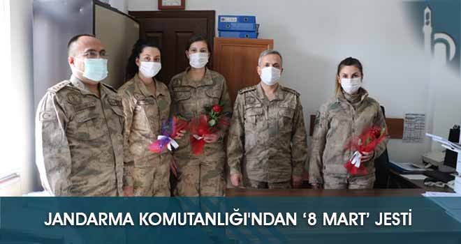 Jandarma Komutanlığı'ndan ‘8 Mart’ Jesti