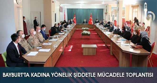 Bayburt'ta Kadına Yönelik Şiddetle Mücadele Toplantısı