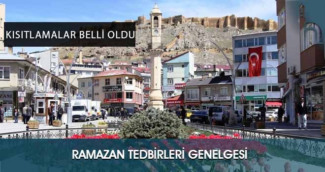 Ramazan Tedbirleri Genelgesi