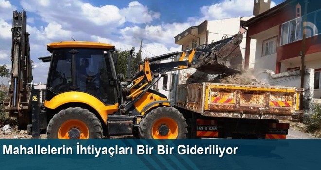 Mahallelerin ihtiyaçları gideriliyor