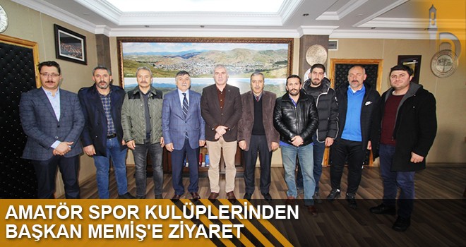 Amatör Spor Kulüplerinden Başkan Mamiş'e Ziyaret