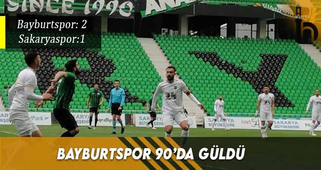 Bayburtspor 90’da Güldü