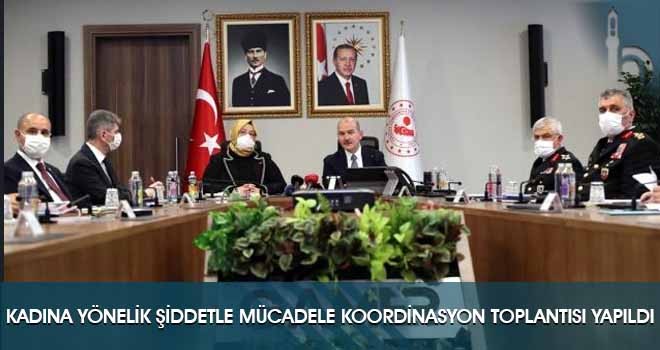 Kadına Yönelik Şiddetle Mücadele Koordinasyon Toplantısı Yapıldı