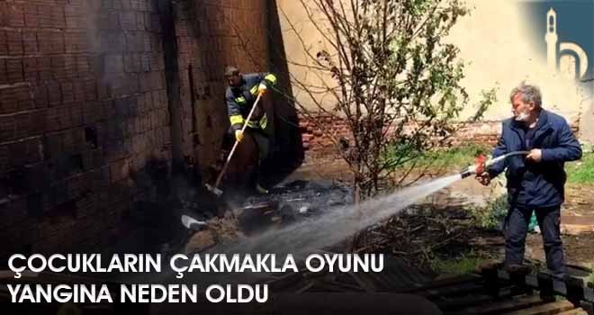 Çocukların Çakmakla Oyunu Yangına Neden Oldu