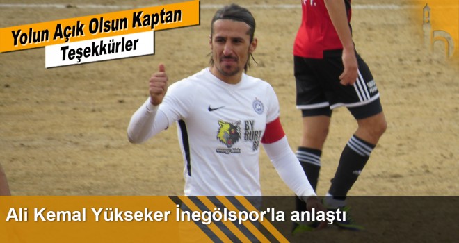 Ali Kemal Yükseker İnegölspor 'da