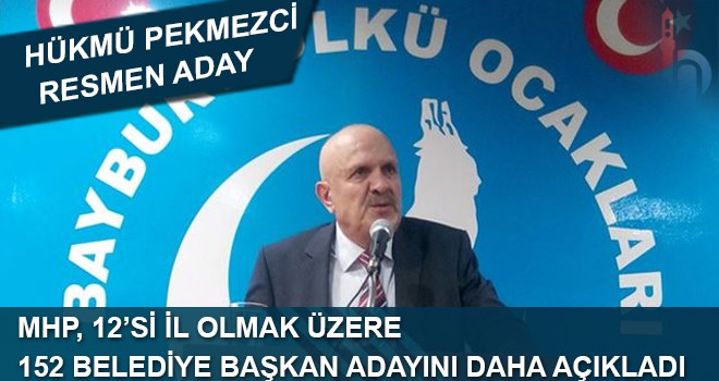 Hükmü Pekmezci Resmen Aday