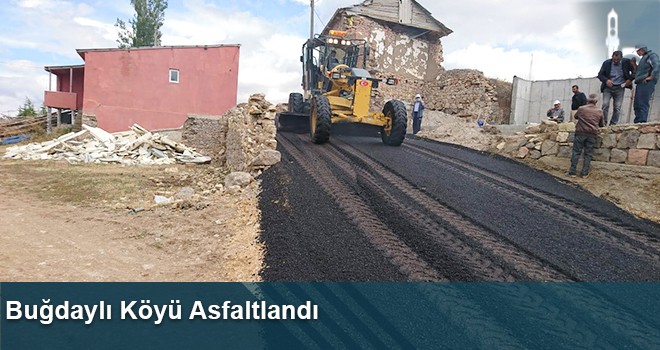 Buğdaylı Köyü Asfaltlandı