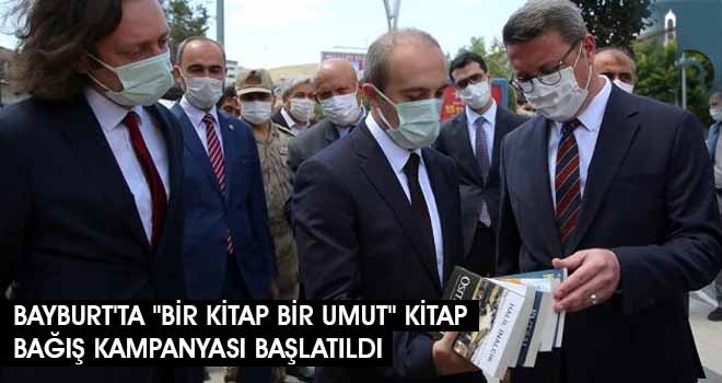 Bayburt'ta "Bir Kitap Bir Umut" Kitap Bağış Kampanyası Başlatıldı