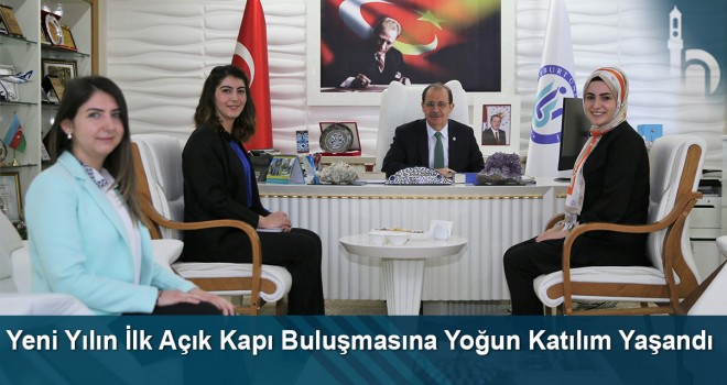 Yeni yılın ilk açık kapı buluşmasına yoğun katılım yaşandı