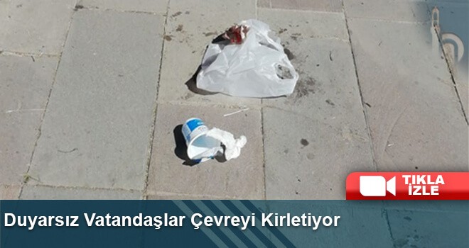 Duyarsız Vatandaşlar Çevreyi Kirletiyor