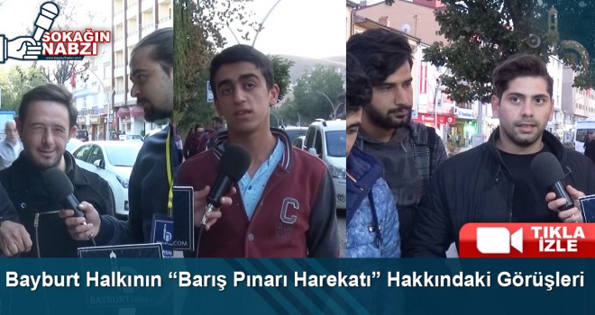 Bayburt Halkından Barış Pınarı Harekatı’na Tam Destek