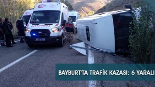 Bayburt'ta Trafik Kazası: 6 Yaralı