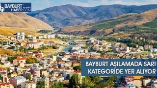 Bayburt Aşılamada Sarı Kategoride Yer Alıyor