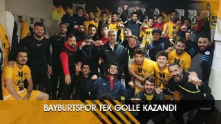 Bayburtspor Tek Golle Kazandı