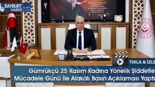 Gümrükçü 25 Kasım Kadına Yönelik Şiddetle Mücadele Günü İle Alakalı Basın Açıklaması Yaptı