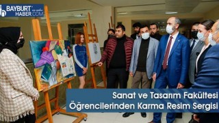 Sanat ve Tasarım Fakültesi Öğrencilerinden Karma Resim Sergisi