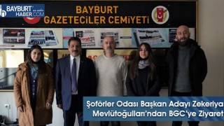 Şoförler Odası Başkan Adayı Zekeriya Mevlütoğulları’ndan BGC’ye Ziyaret