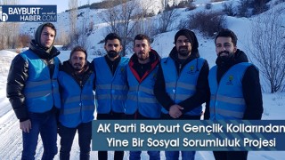 AK Parti Bayburt Gençlik Kollarından Yine Bir Sosyal Sorumluluk Projesi