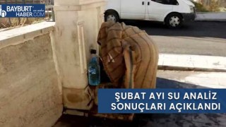 Şubat Ayı Su Analiz Sonuçları Açıklandı