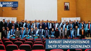 Bayburt Üniversitesinde Taltif Töreni Düzenlendi