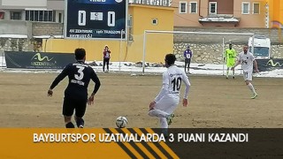 Bayburtspor Uzatmalarda 3 Puanı Kazandı