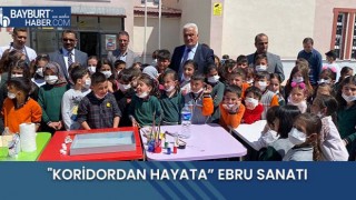 "Koridordan Hayata” Ebru Sanatı