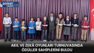 Akıl ve Zekâ Oyunları Turnuvasında Ödüller Sahiplerini Buldu