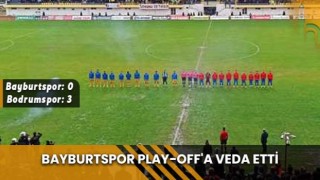 Bayburtspor Play-Off'a Veda Etti