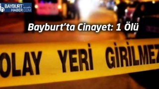 Bayburt'ta Cinayet: 1 Ölü