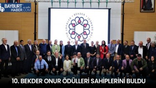 10. BEKDER Onur Ödülleri Sahiplerini Buldu