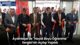 Aydıntepe'de "Hayat Boyu Öğrenme" Sergisi'nin Açılışı Yapıldı