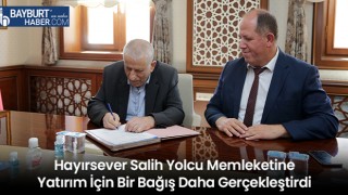 Hayırsever Salih Yolcu Memleketine Yatırım İçin Bir Bağış Daha Gerçekleştirdi