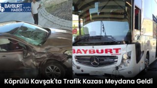 Köprülü Kavşak'ta Trafik Kazası Meydana Geldi