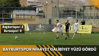 Bayburtspor Nihayet Galibiyet Yüzü Gördü