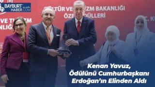 Kenan Yavuz, Ödülünü Cumhurbaşkanı Erdoğan’ın Elinden Aldı