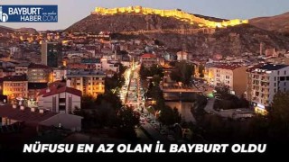 Nüfusu En Az Olan İl Bayburt Oldu