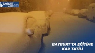 Bayburt'ta Eğitime Kar Tatili