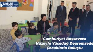 Cumhuriyet Başsavcısı Hüzeyfe Yücedağ Depremzede Çocuklarla Buluştu