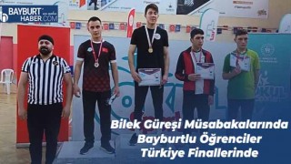 Bilek Güreşi Müsabakalarında Bayburtlu Öğrenciler Türkiye Finallerinde