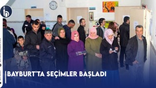 Bayburt'ta Seçimler Başladı