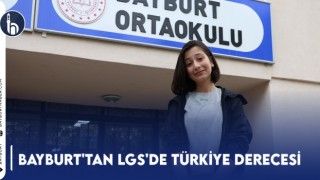 Bayburt'tan LGS'de Türkiye Derecesi