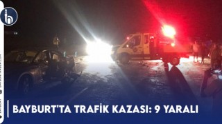 Bayburt'ta Trafik Kazası: 9 Yaralı