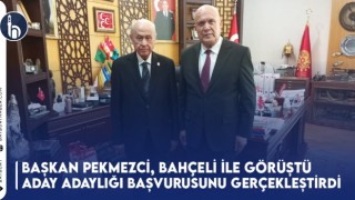 Başkan Pekmezci, Bahçeli ile Görüştü Aday Adaylığı Başvurusunu Gerçekleştirdi