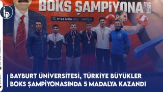 Bayburt Üniversitesi, Türkiye Büyükler Boks Şampiyonasında 5 Madalya Kazandı