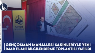 Gençosman Mahallesi Sakinleriyle Yeni İmar Planı Bilgilendirme Toplantısı Yapıldı